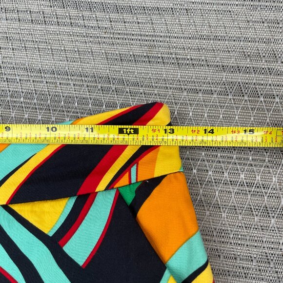 LOUDMOUTH Golf SKORT Size 0 Swirls GONE WILD Stretch Tech Psychedelic Colorful - Picture 6 of 7
